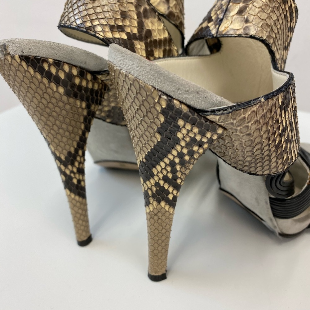 Narciso Rodriguez Python Heels Size 39 - image 5